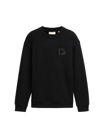 Tom Tailor Denim Herren Sweatshirt Basic Logo-Stickerei Baumwolle L