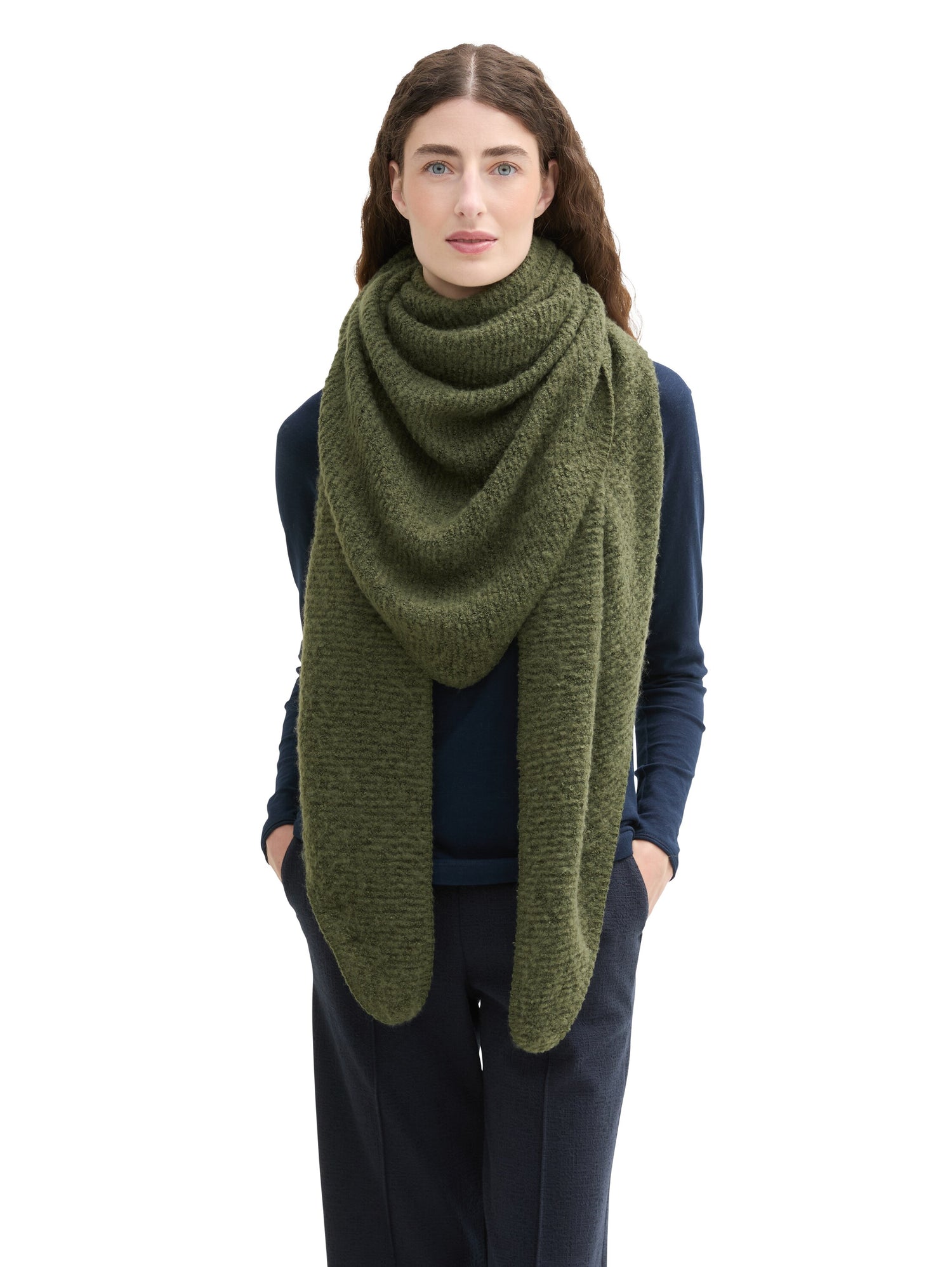 Tom Tailor Denim Female Winterschal aus Bouclé