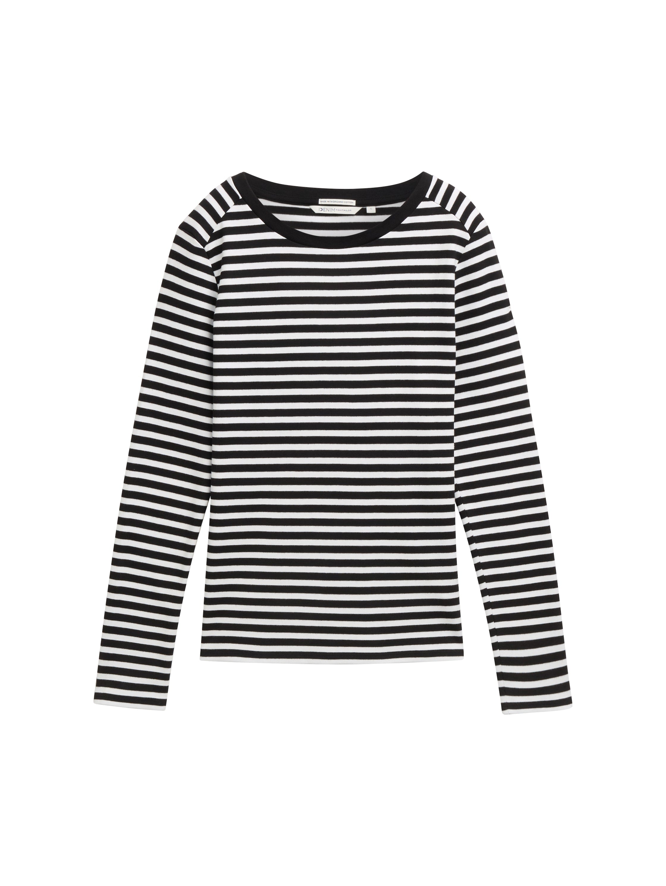 Tom Tailor Damen T-Shirt Regular Fit Bio-Baumwolle