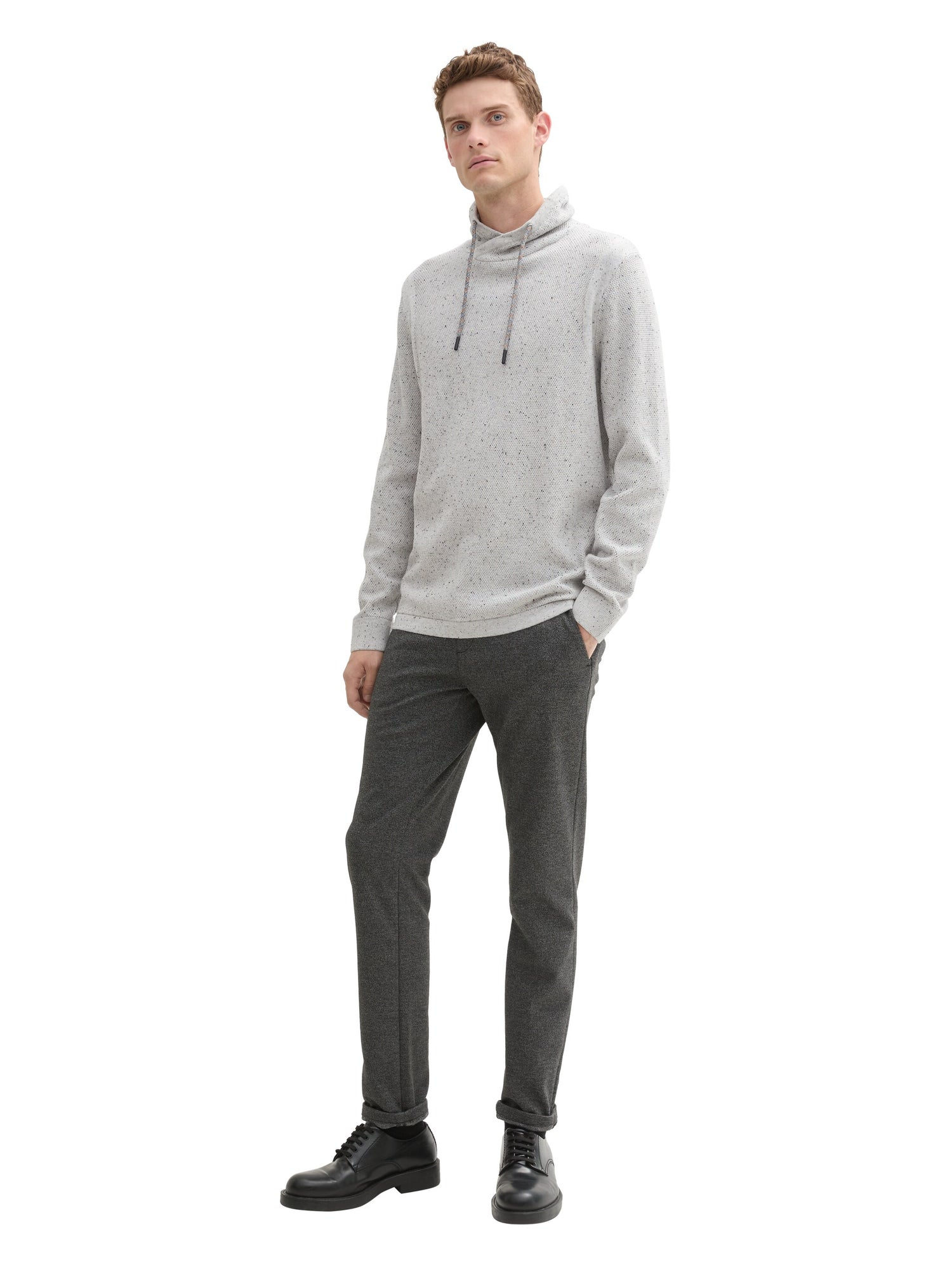 Tom Tailor Denim Male &amp; Female Herren Pullover mit Kordelzug Baumwolle