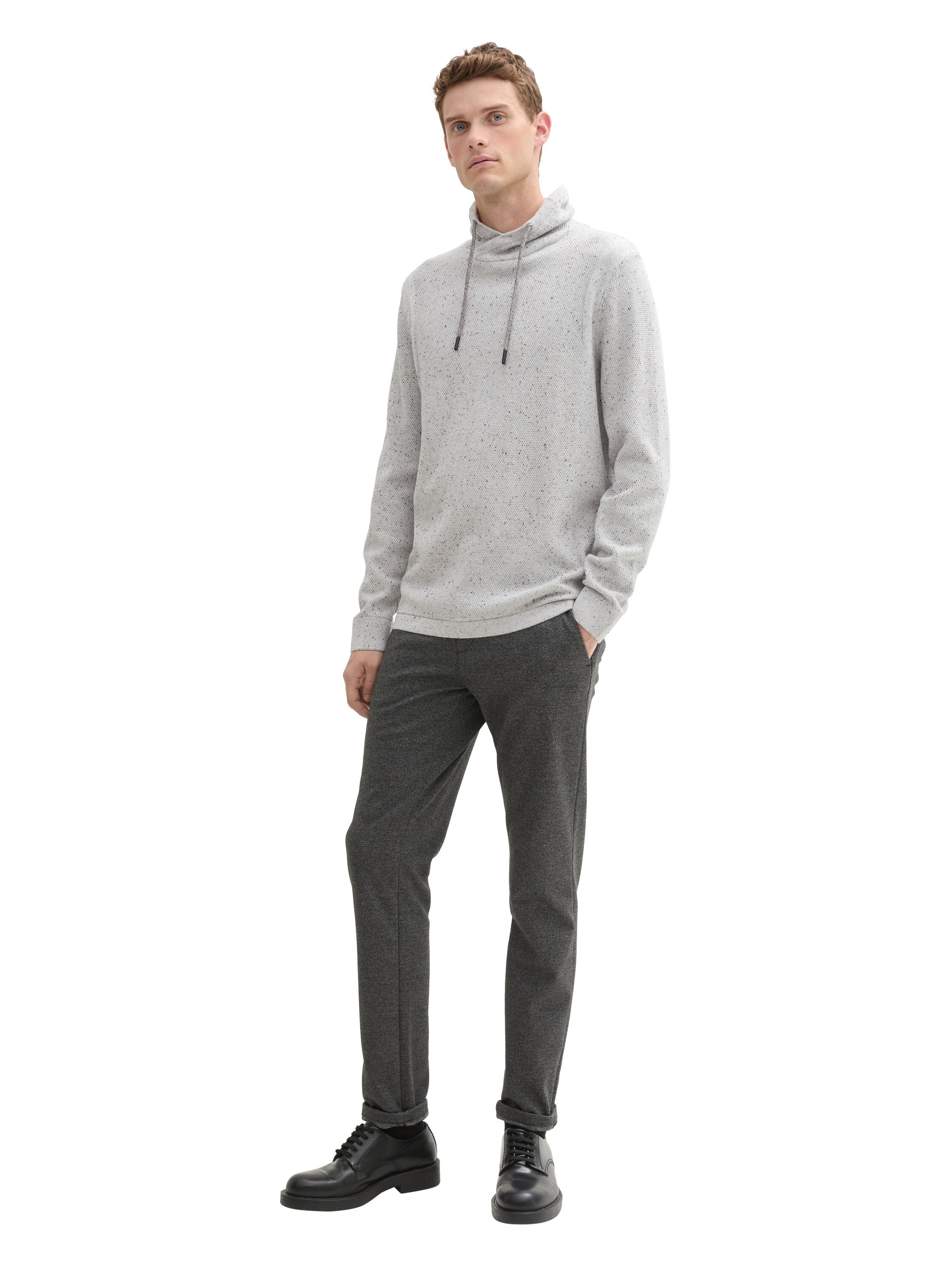 Tom Tailor Denim Male &amp; Female Herren Pullover mit Kordelzug Baumwolle