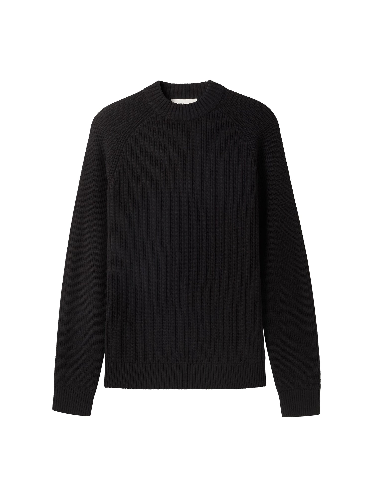 Tom Tailor Denim Herren Pullover Basic Crewneck Rippbündchen L