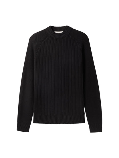 Tom Tailor Denim Herren Pullover Basic Crewneck Rippbündchen L