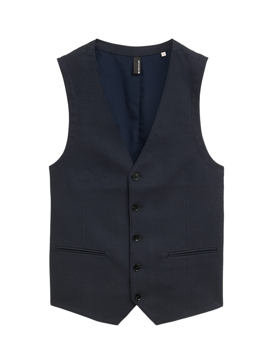 Tom Tailor Denim Herren Sakko-Weste Abnähern Verstellbare Schnalle