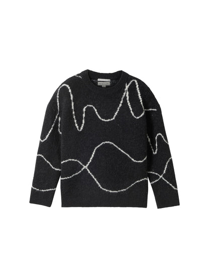 Kinder Pullover Männlich Obermaterial 70 % Polyacryl 27 % Polyester 3 % Elasthan