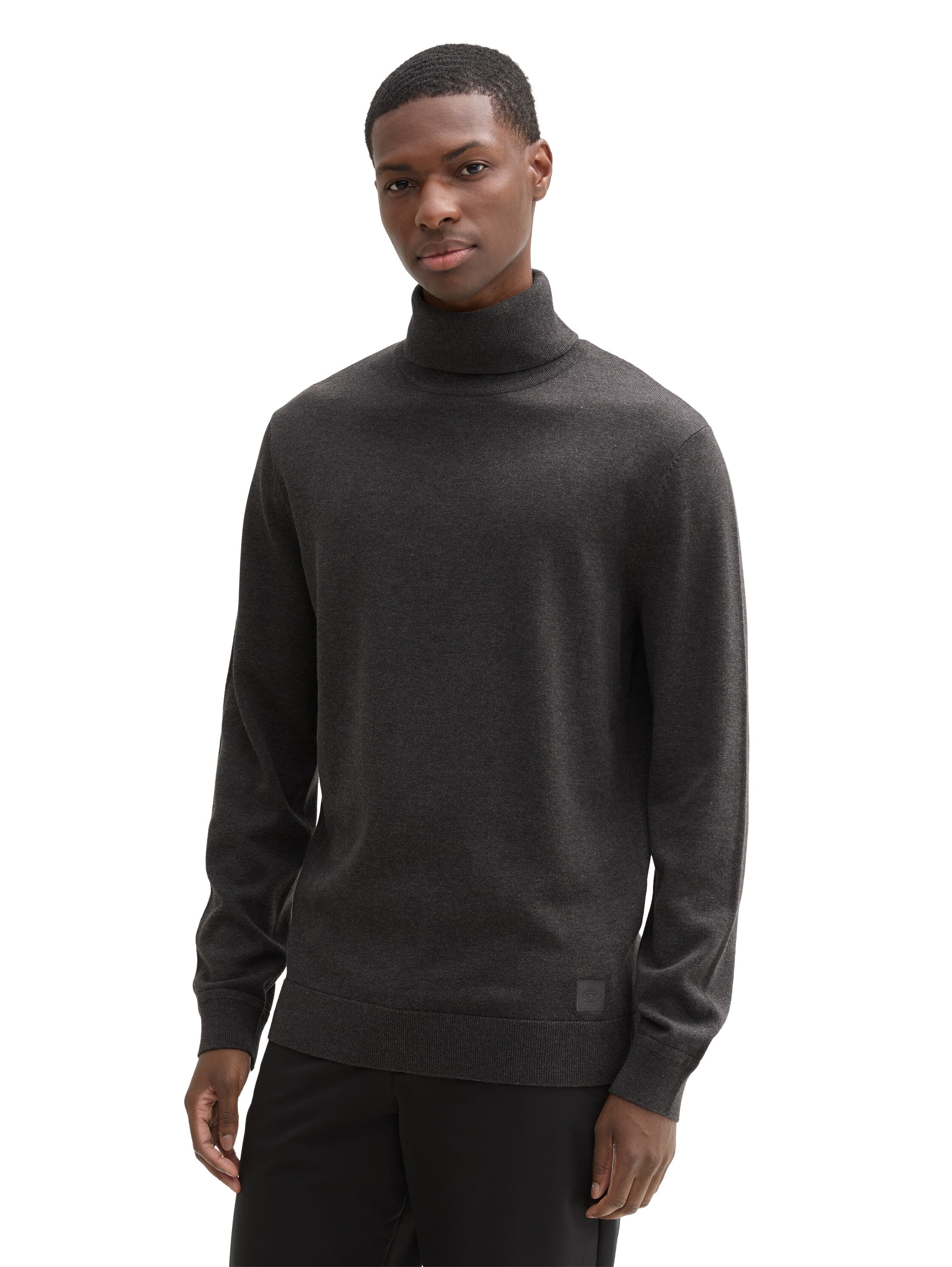 Basic Rollkragenpullover
