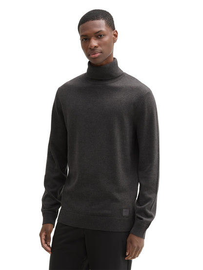 Basic Rollkragenpullover