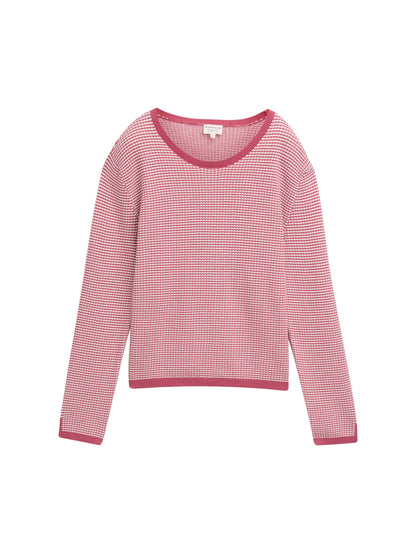 Strickpullover mit Struktur