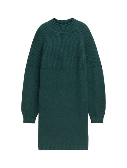 Strickkleid mit Stehkragen