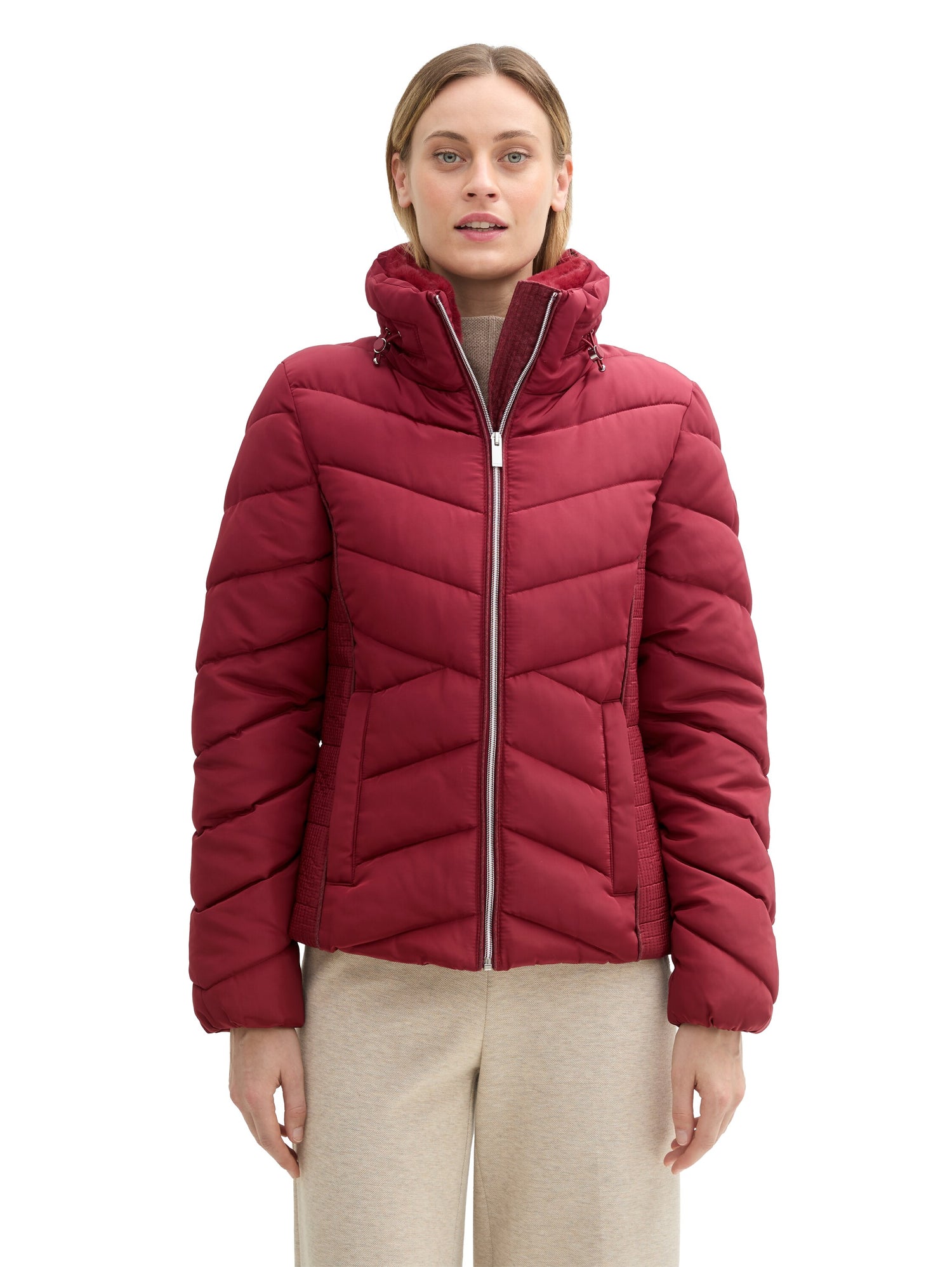 Tom Tailor Denim Jacke Stehkragen Damen wasserabweisend
