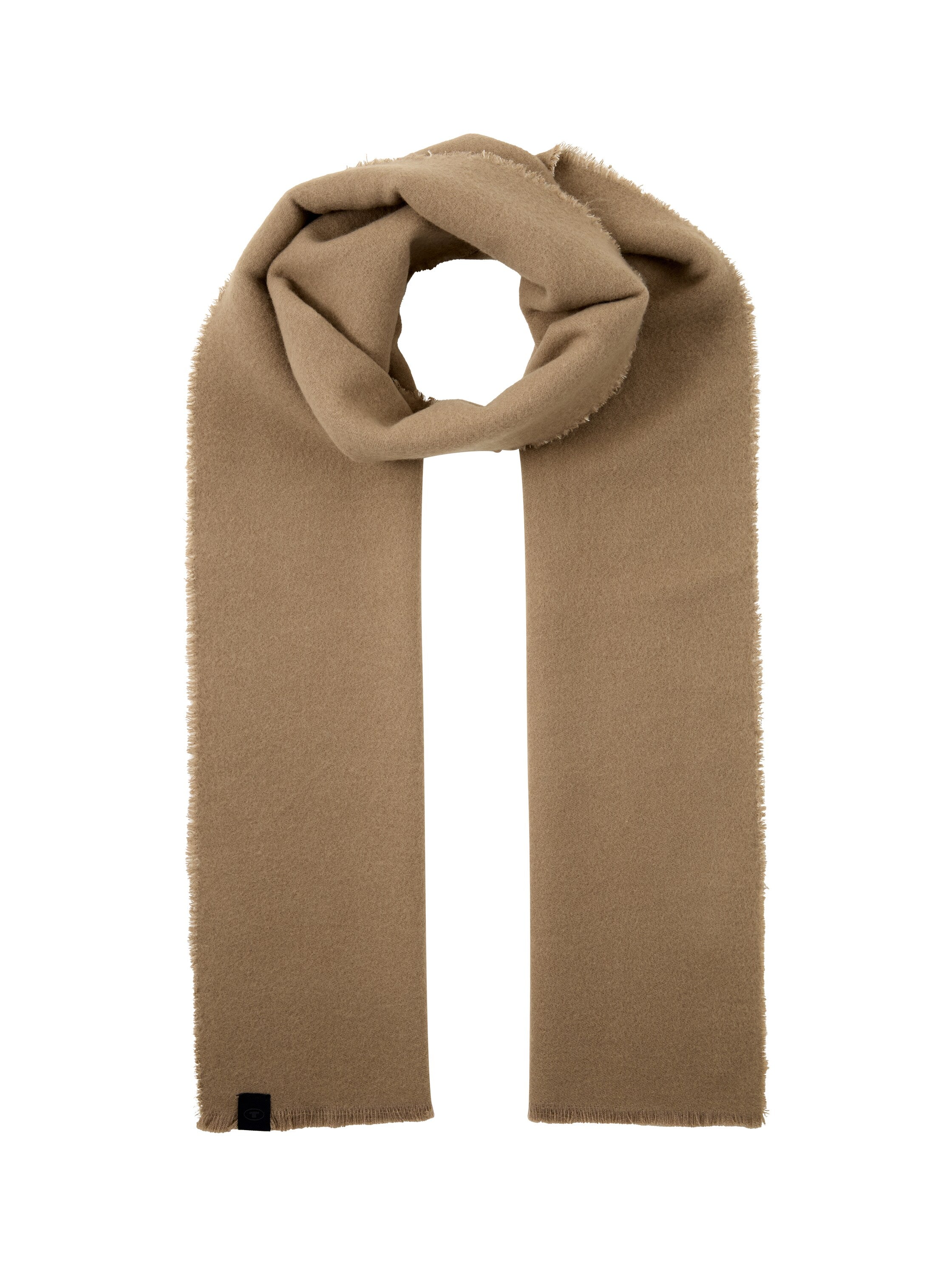 Tom Tailor Denim Fransen Schal für Herren in mountain taupe