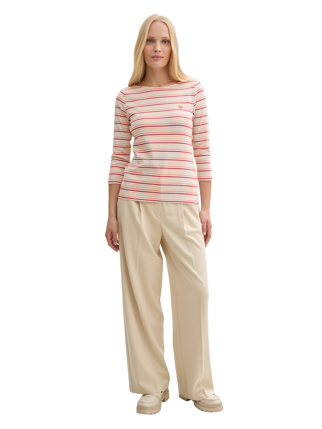 Tom Tailor Denim Gestreiftes Longsleeve Damen Elastisch