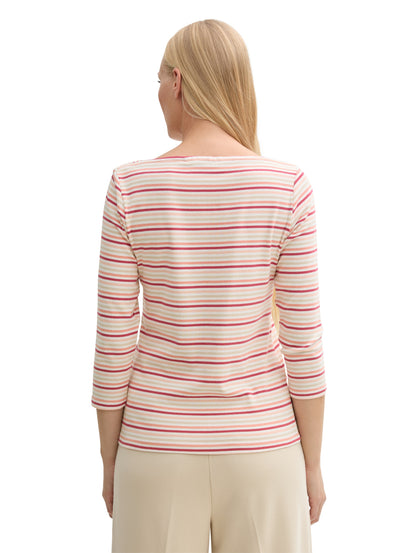 Tom Tailor Denim Gestreiftes Longsleeve Damen Elastisch