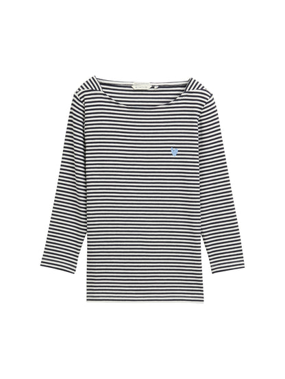 Tom Tailor Denim Gestreiftes Longsleeve Damen Elastisch