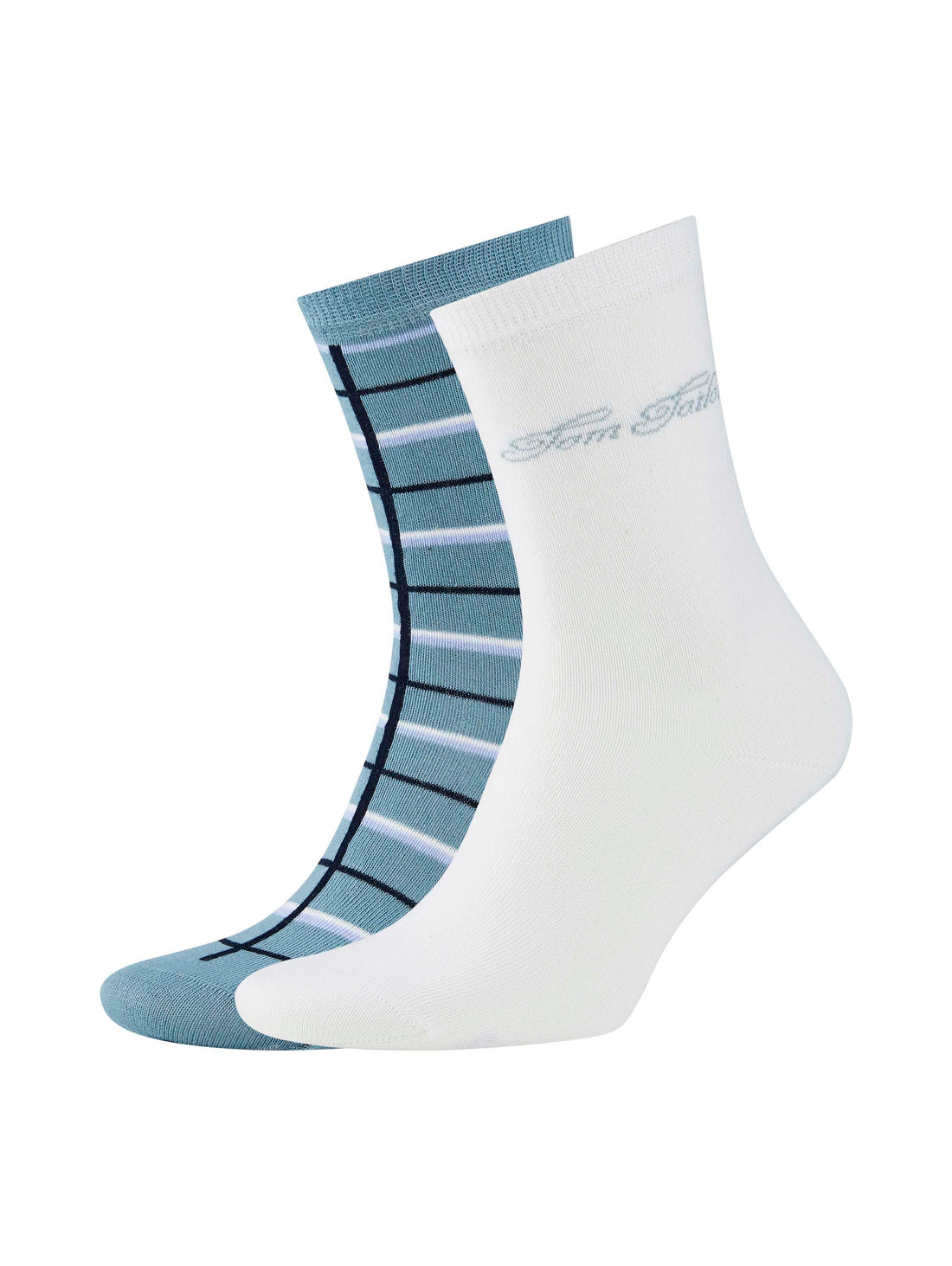 Marke Karo &amp; Logo Zweierpack Socken Unisex Baumwolle Elasthan