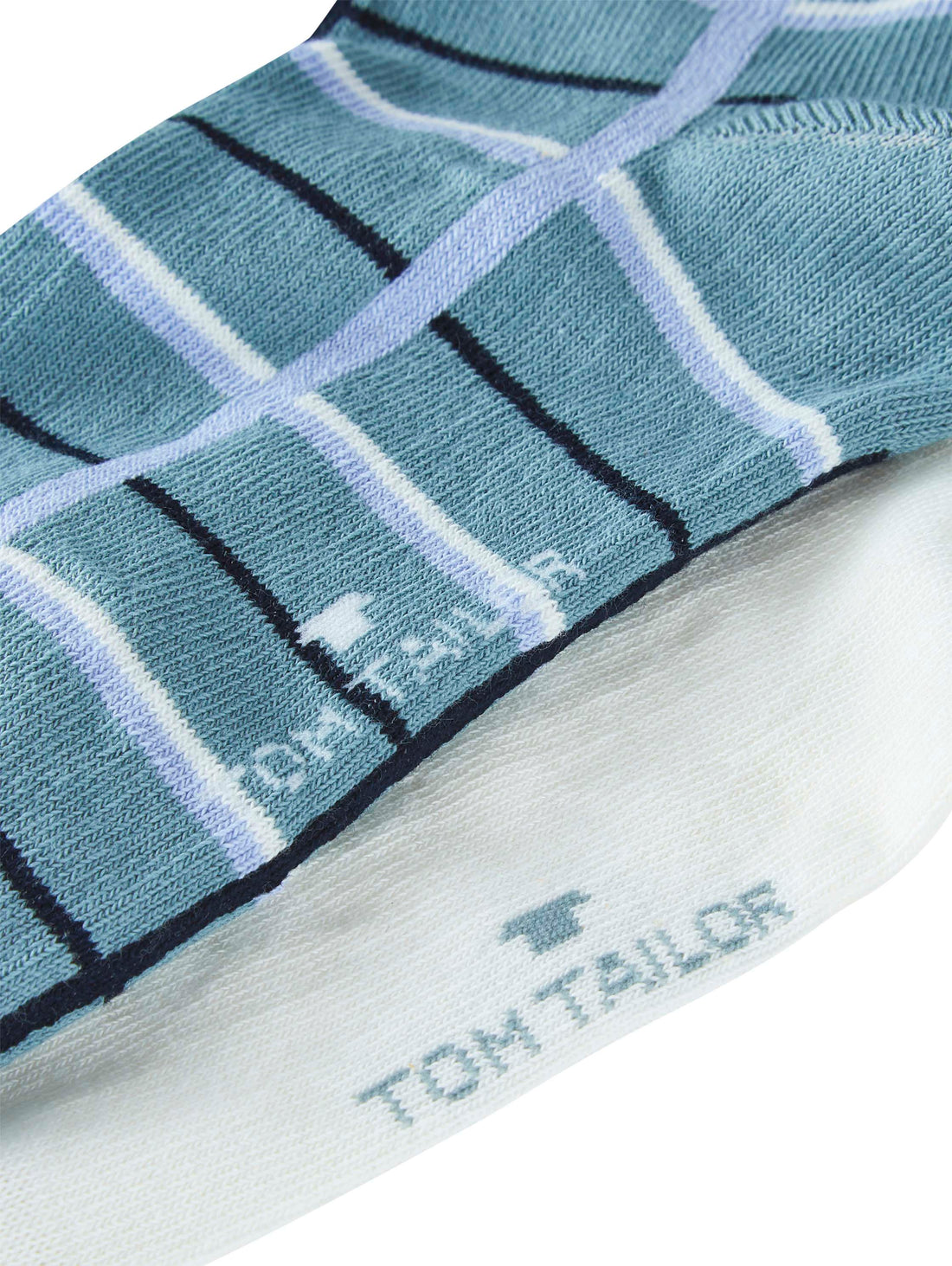 Marke Karo &amp; Logo Zweierpack Socken Unisex Baumwolle Elasthan