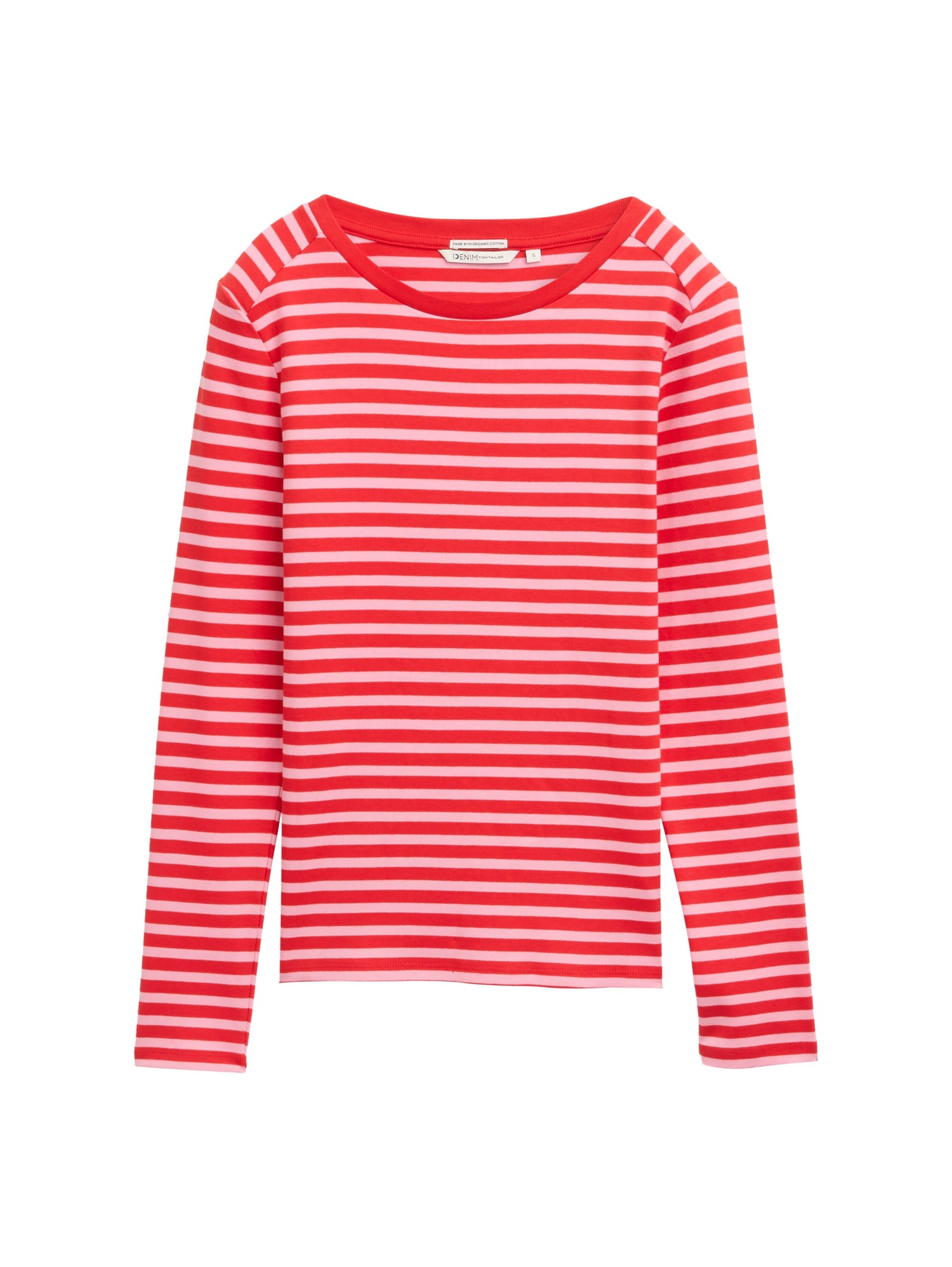 Tom Tailor Damen T-Shirt Regular Fit Bio-Baumwolle