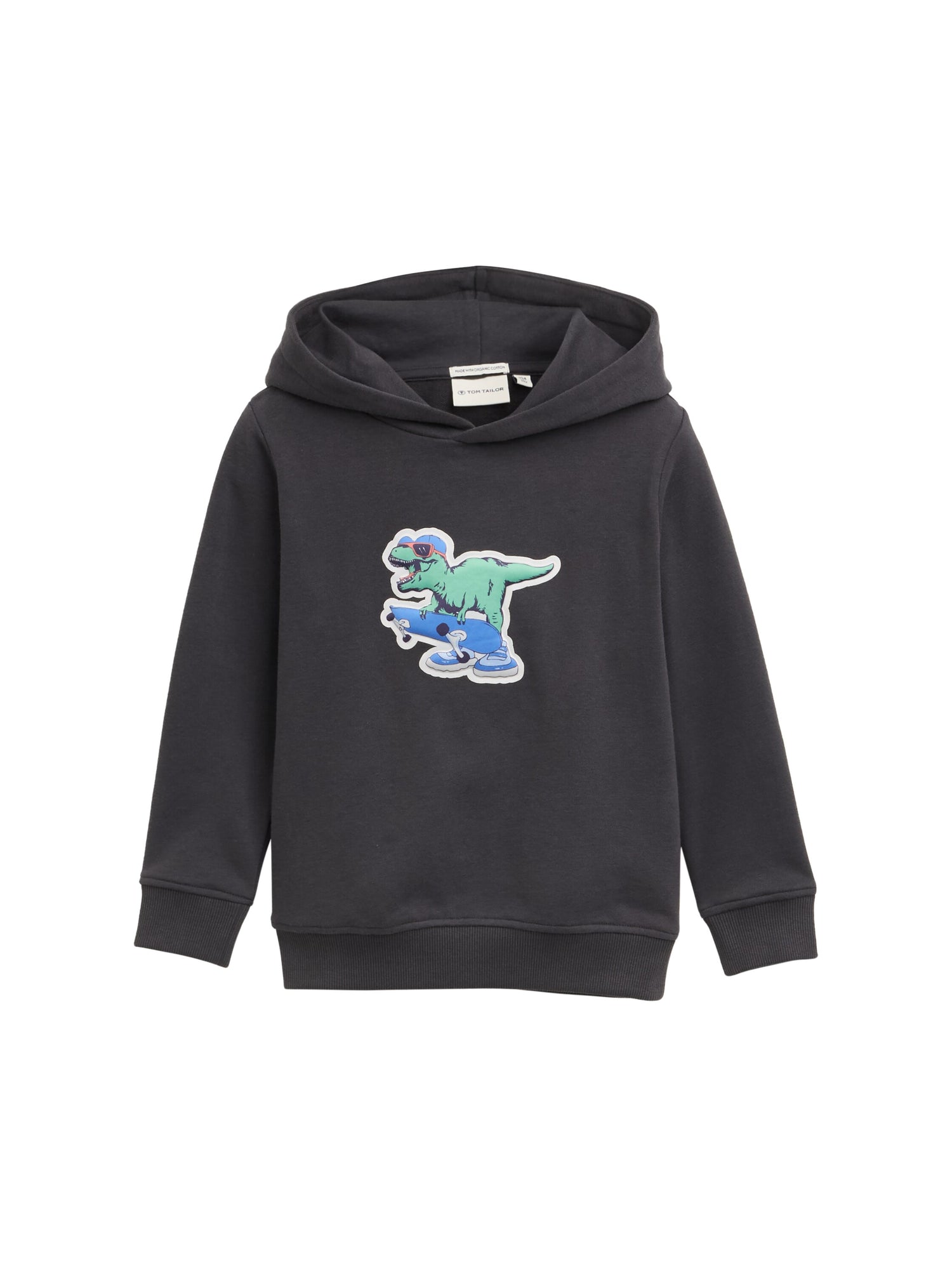 Tom Tailor Denim Hoodie Sweatshirt Kinder Männlich mit 3D-Dino-Print
