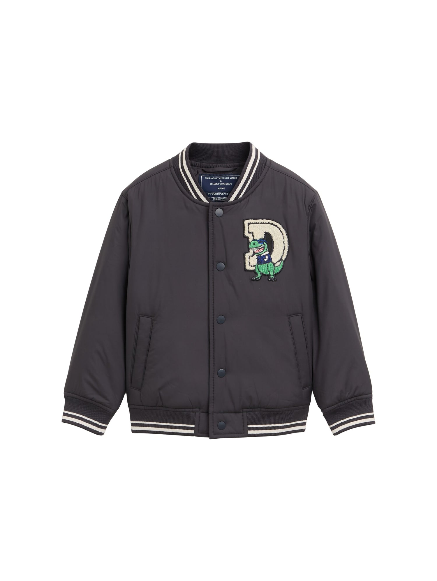 Tom Tailor Denim Bomberjacke Kinder Männlich coal grey
