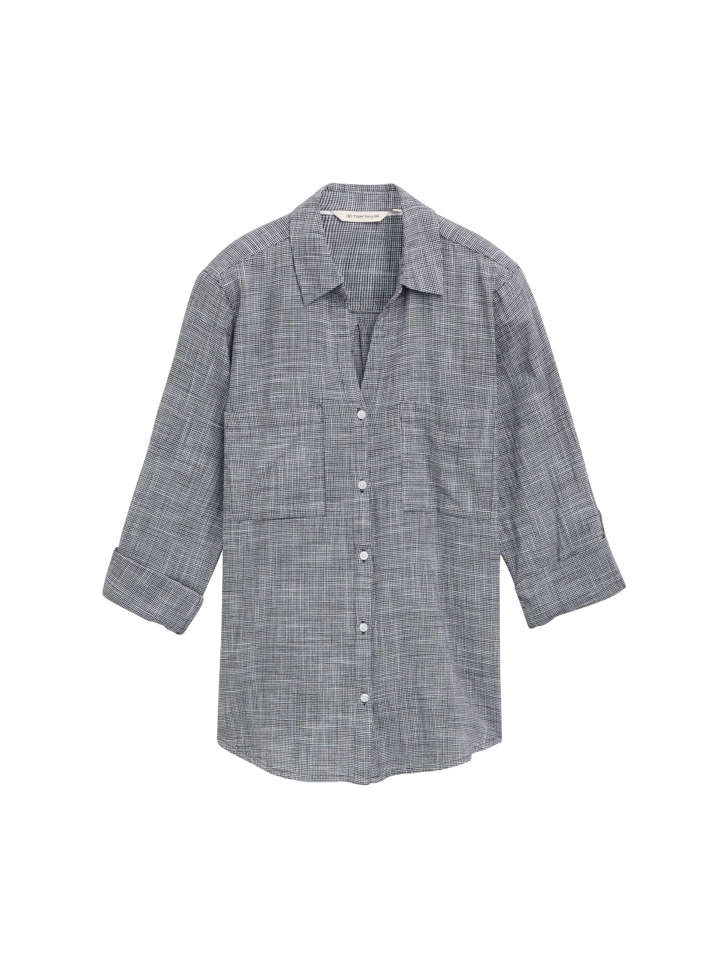 Tom Tailor Denim Bluse Damen Regular Fit Nachhaltige Baumwolle