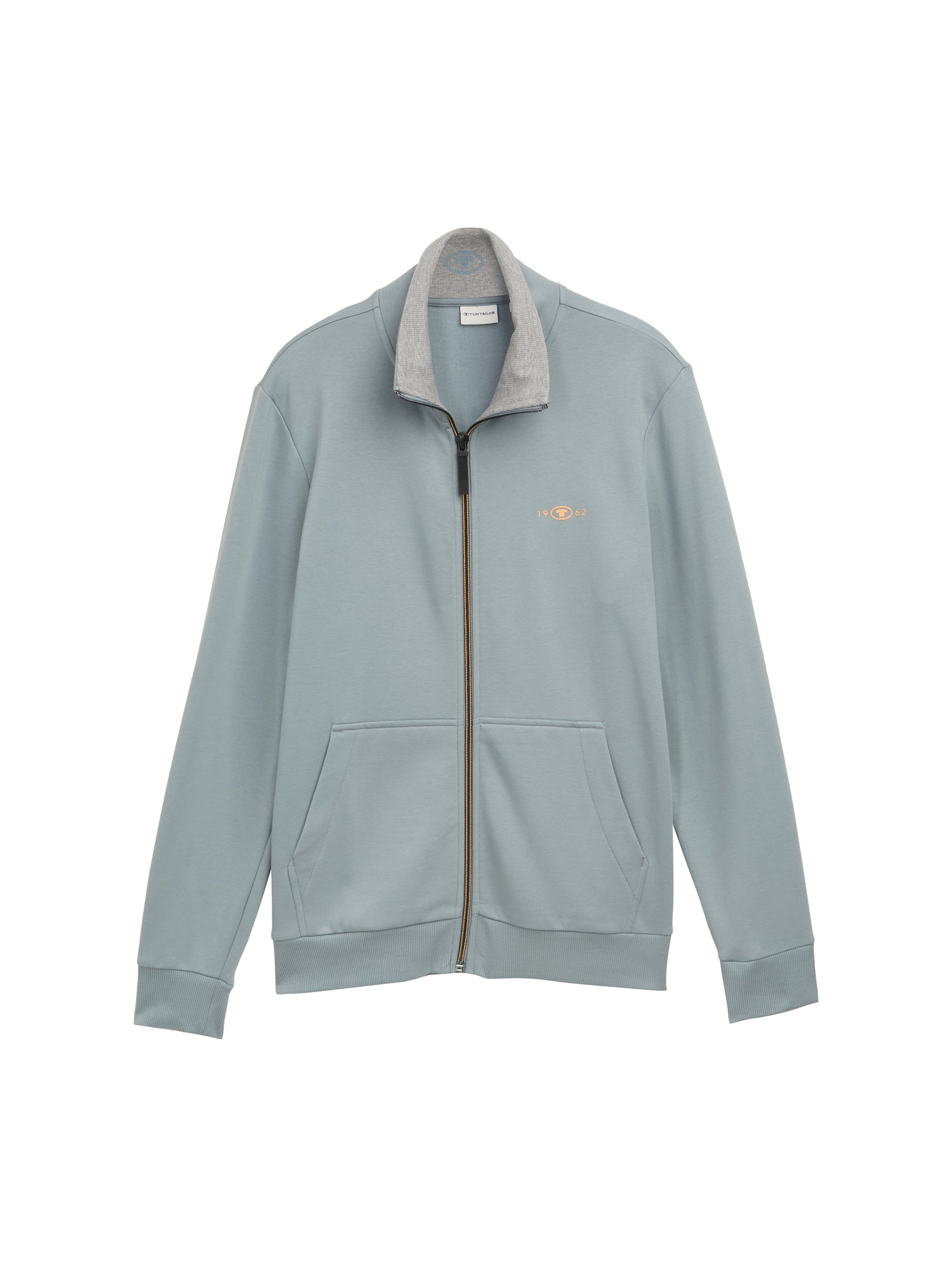 Tom Tailor Denim Sweatjacke für Erwachsene Männer mit Logo-Print