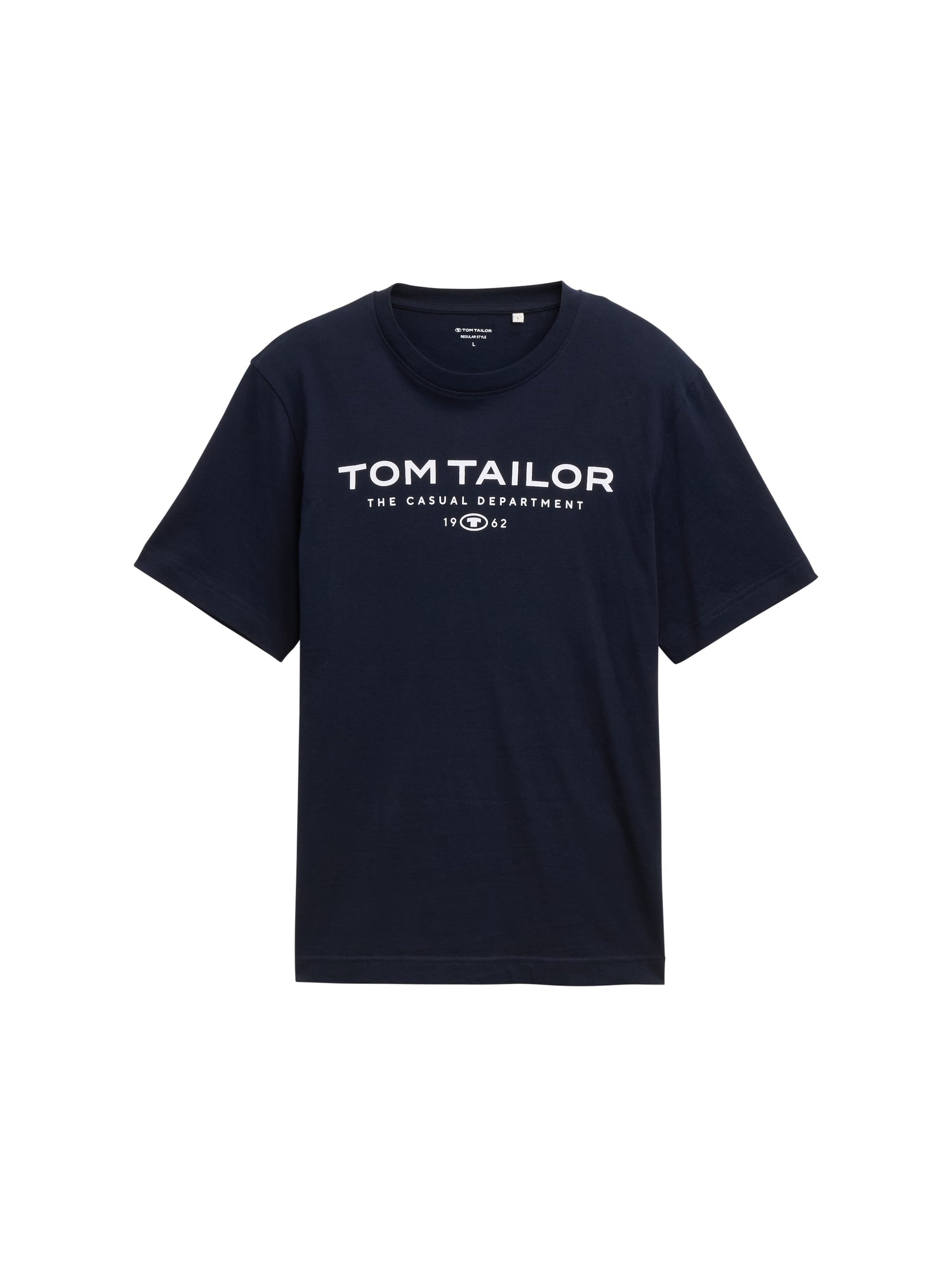 Tom Tailor Denim Basic T-Shirt Erwachsene Männlich Logo-Print