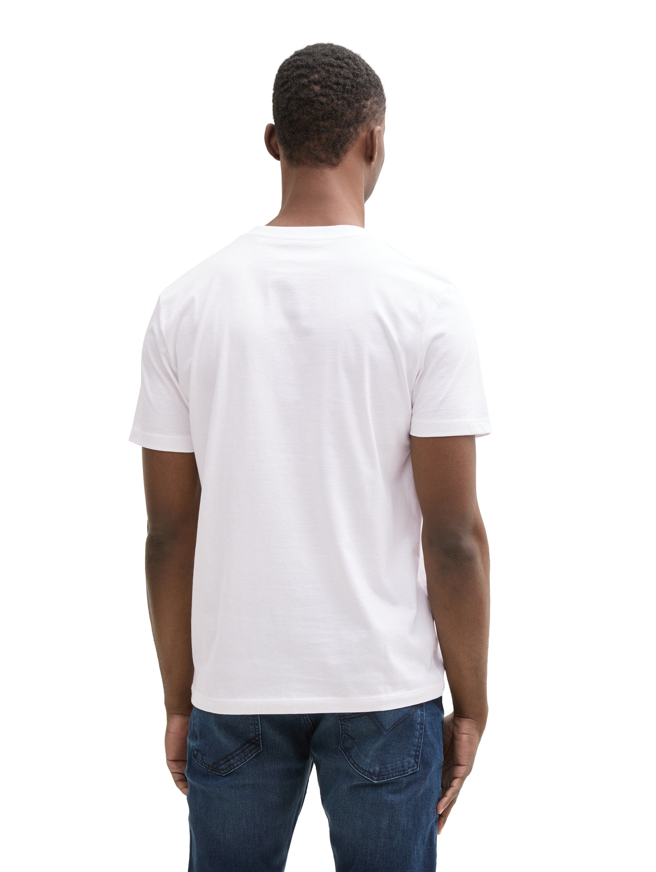 Tom Tailor Denim T-Shirt Basic Fit Herren Logo Print