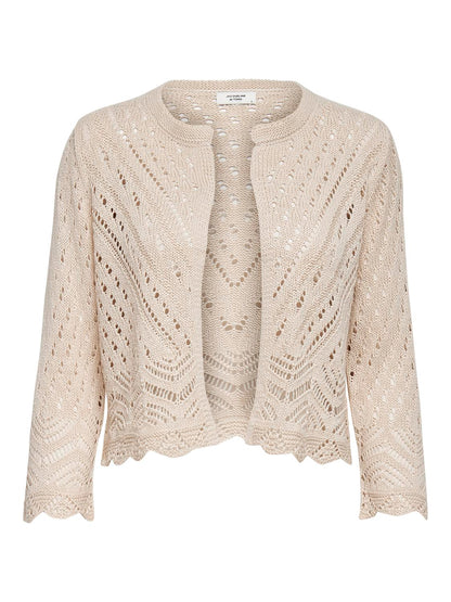 JDY Strickjacke Damen in Hellgrau