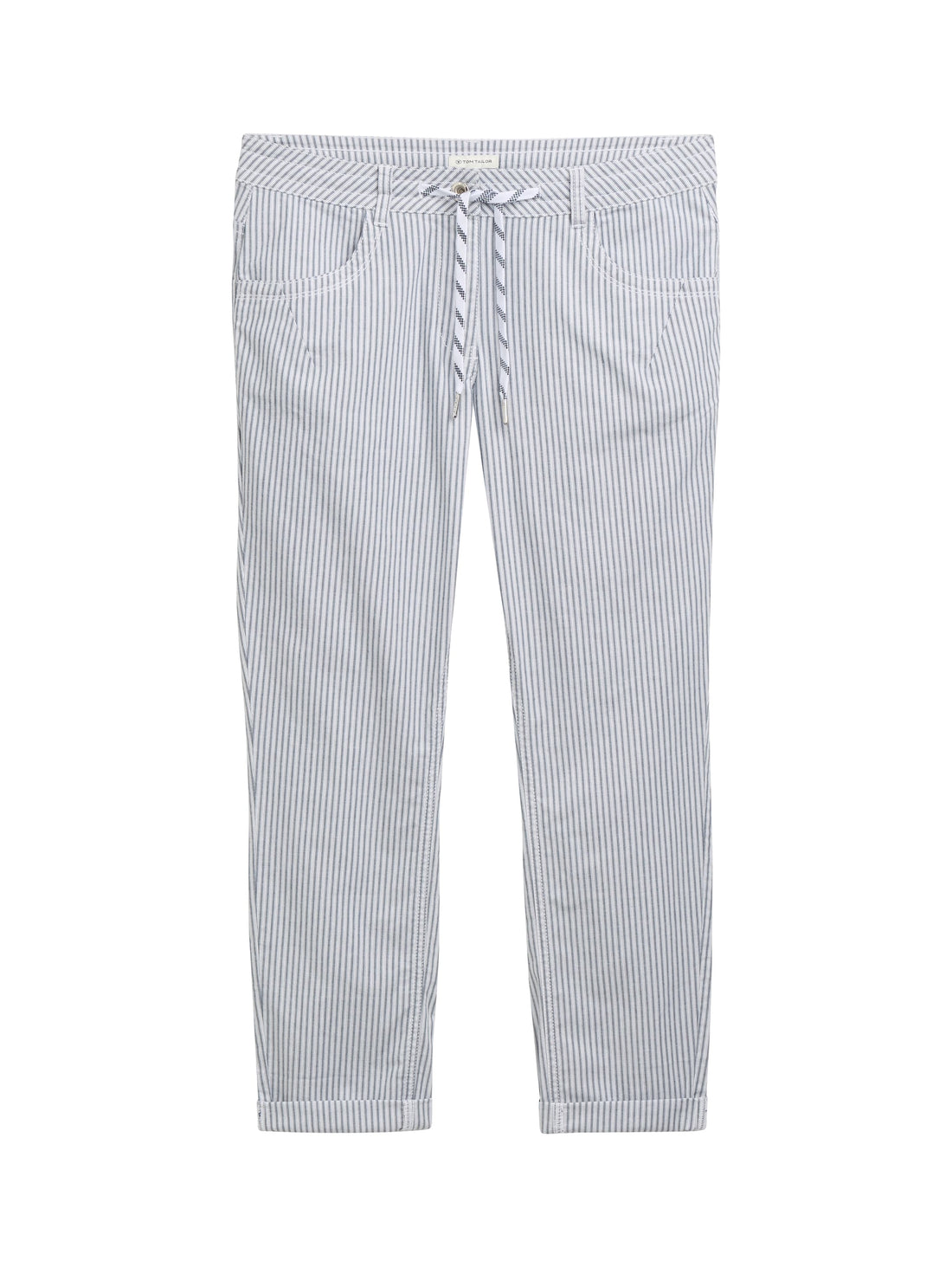 Tom Tailor Denim Cropped Hose mit Kordelzug für Damen