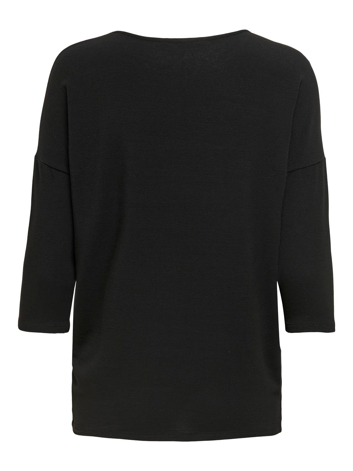 Bestseller Top Damen Locker Geschnitten 3/4 Arm Tief Angesetzte Schulter
