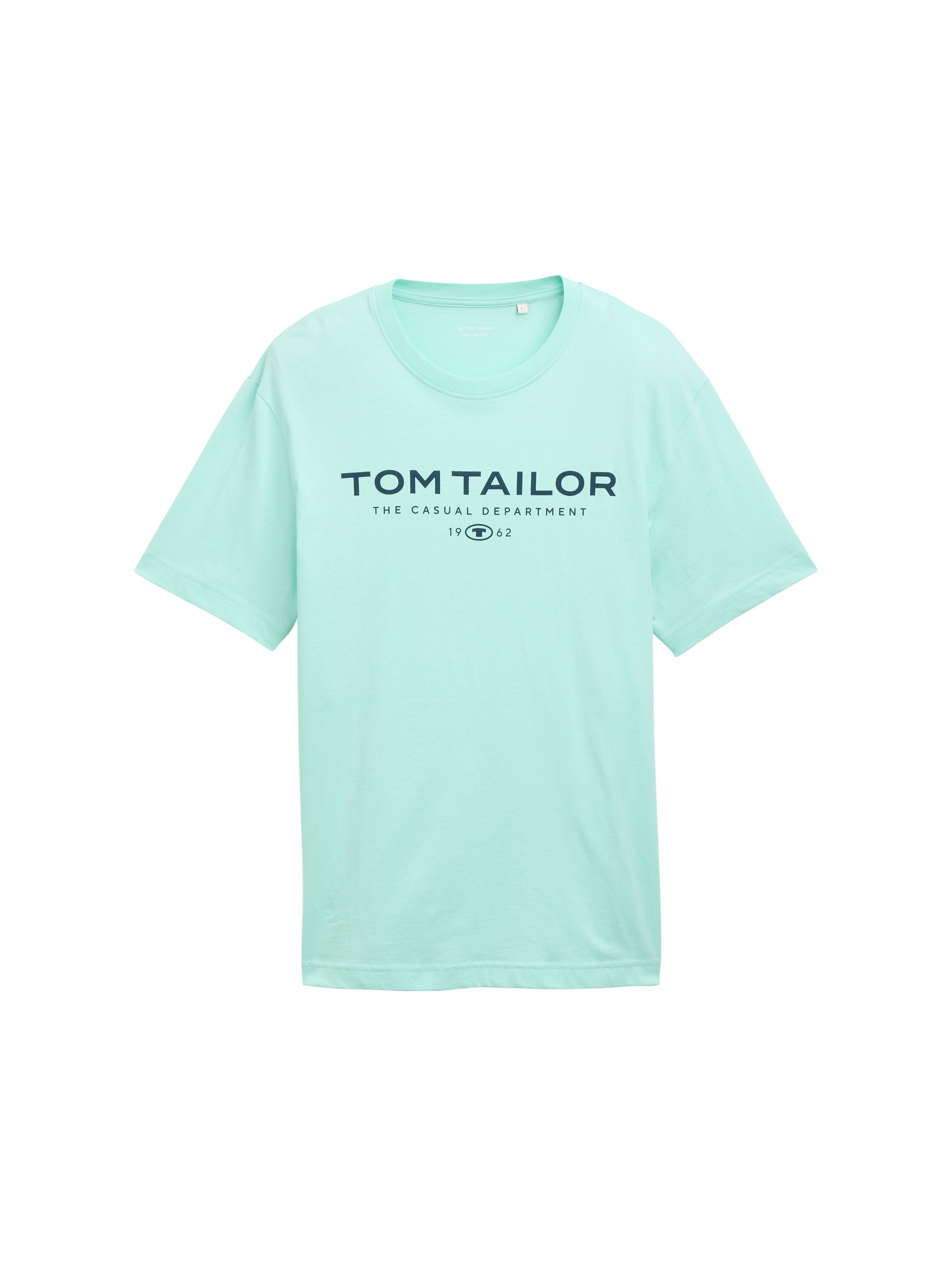 Tom Tailor Denim Basic T-Shirt Erwachsene Männlich Logo-Print