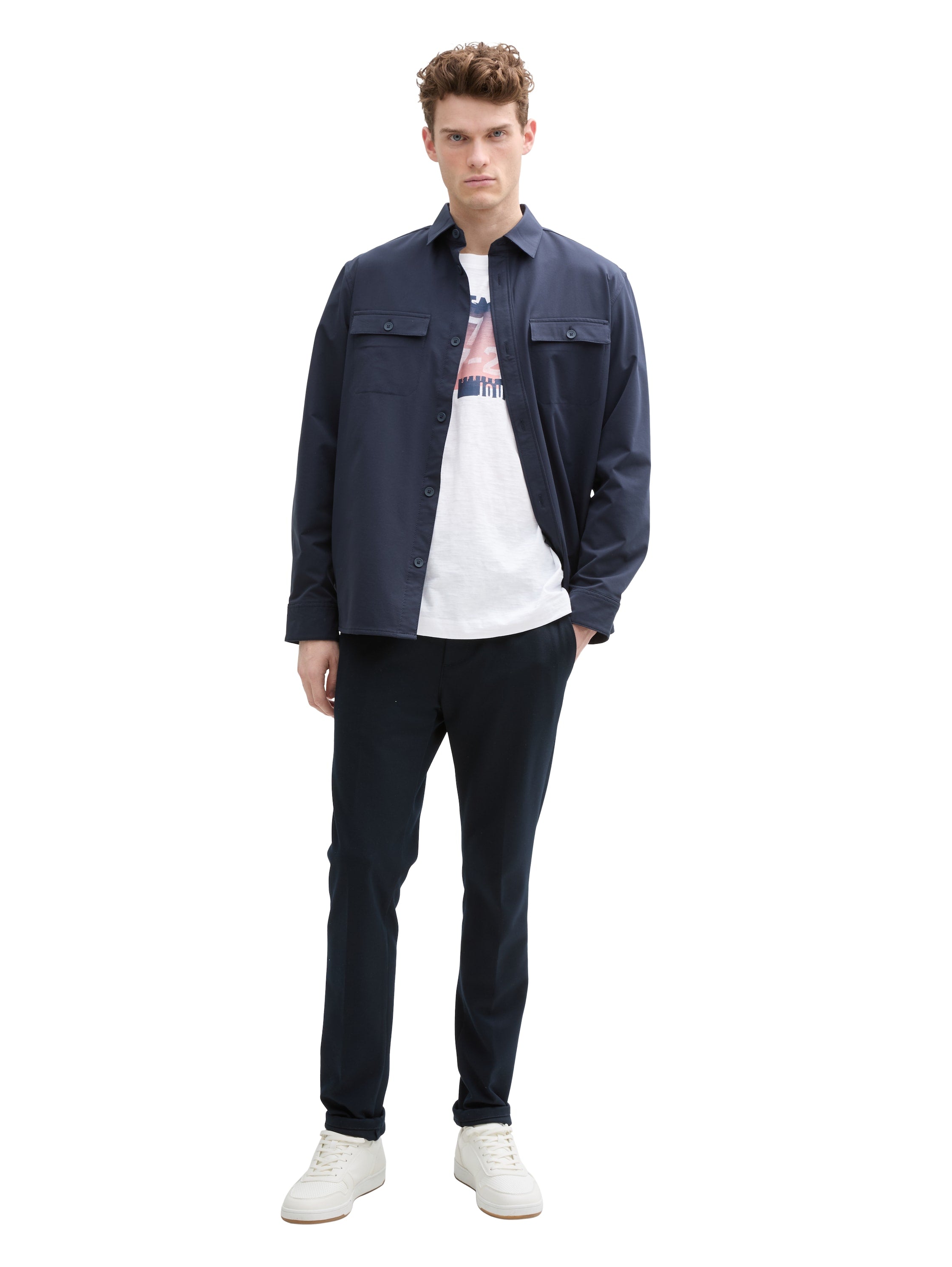 Tom Tailor Denim T-Shirt Erwachsene Männlich mit verschiedenen Print-Varianten