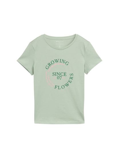 Tom Tailor Denim Basic T-Shirt Erwachsene mit Print