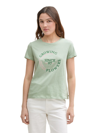 Tom Tailor Denim Basic T-Shirt Erwachsene mit Print