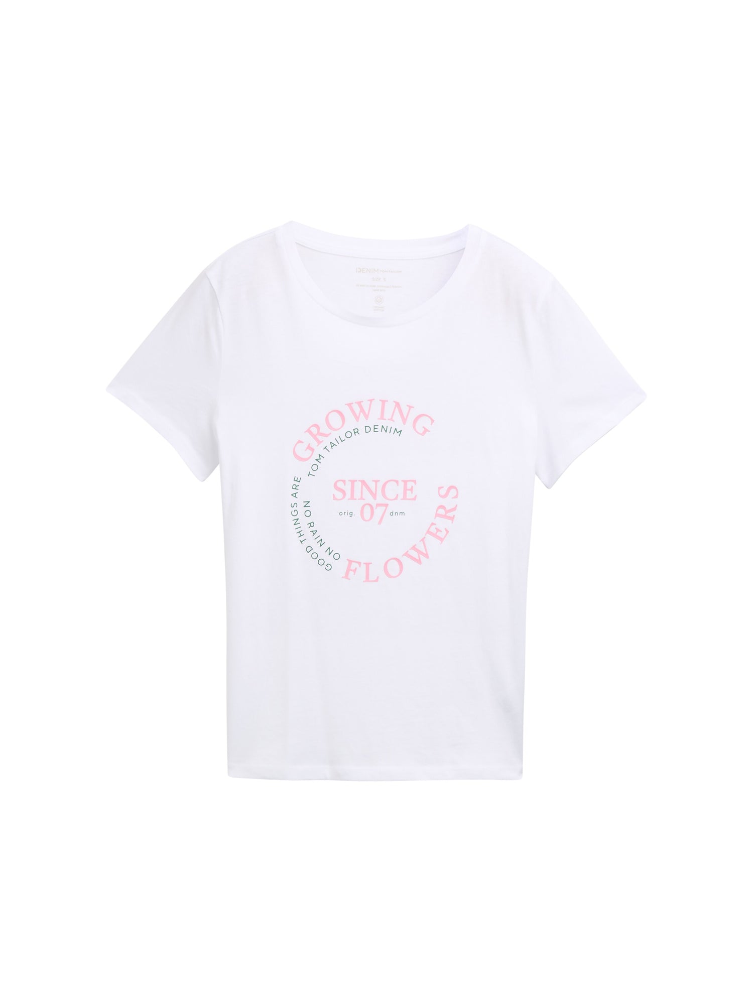 Tom Tailor Denim Basic T-Shirt Erwachsene mit Print