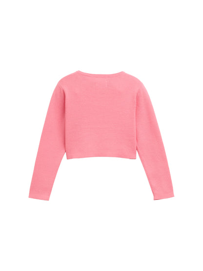 Tom Tailor Denim Kinder Bolero-Strickjacke Female sunrise pink