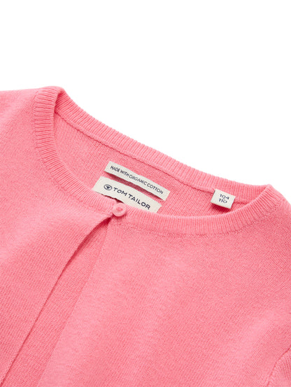 Tom Tailor Denim Kinder Bolero-Strickjacke Female sunrise pink