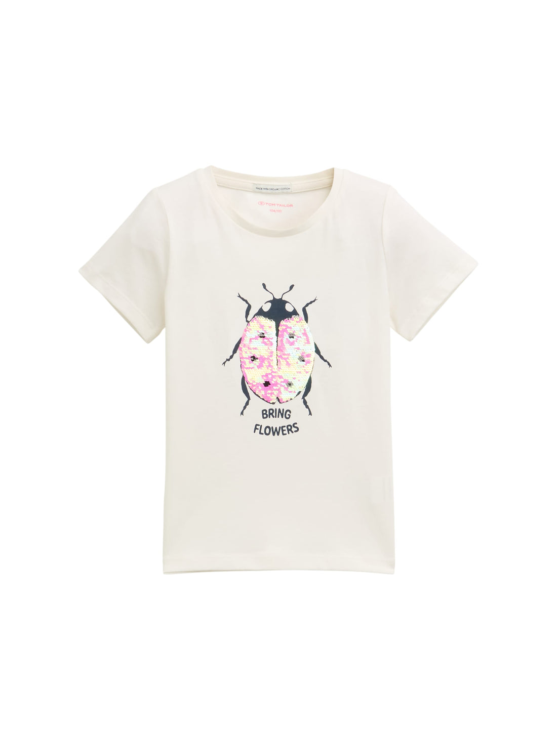 Tom Tailor Denim Kinder T-Shirt Weiblich mit Wendepailletten