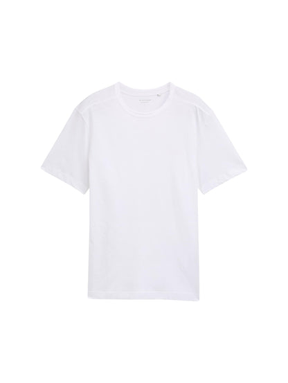 Tom Tailor Basic T-Shirt Erwachsene Männlich Logo-Print
