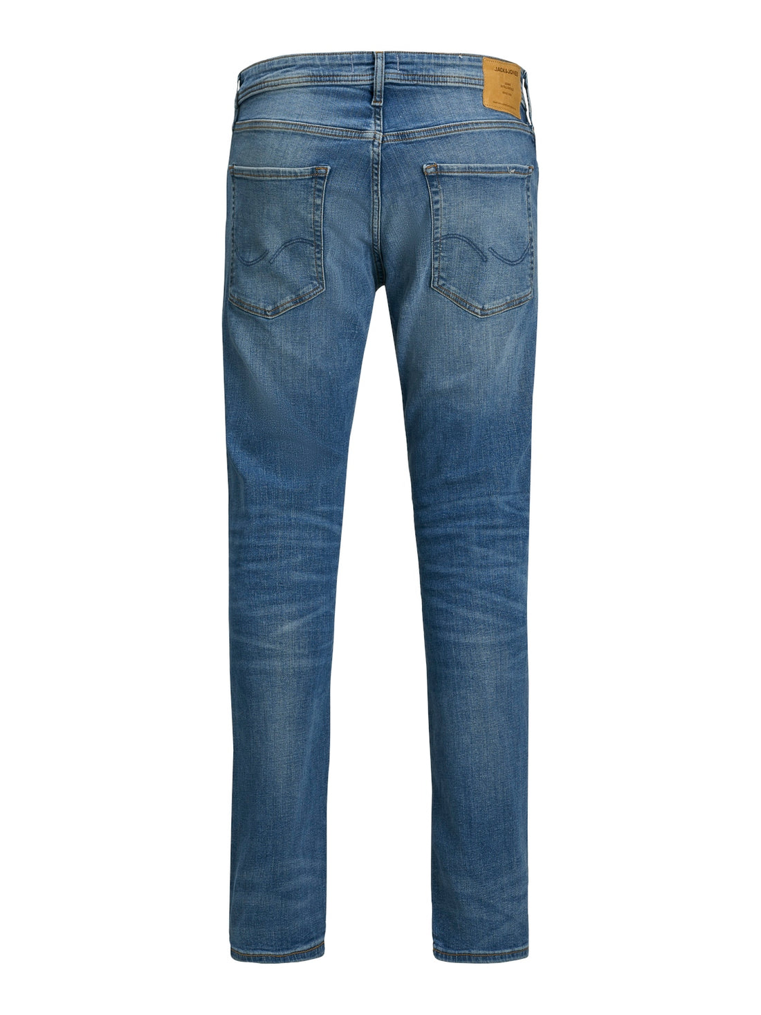Bestseller Slim Straight Fit Jeans Herren Dunkelblau