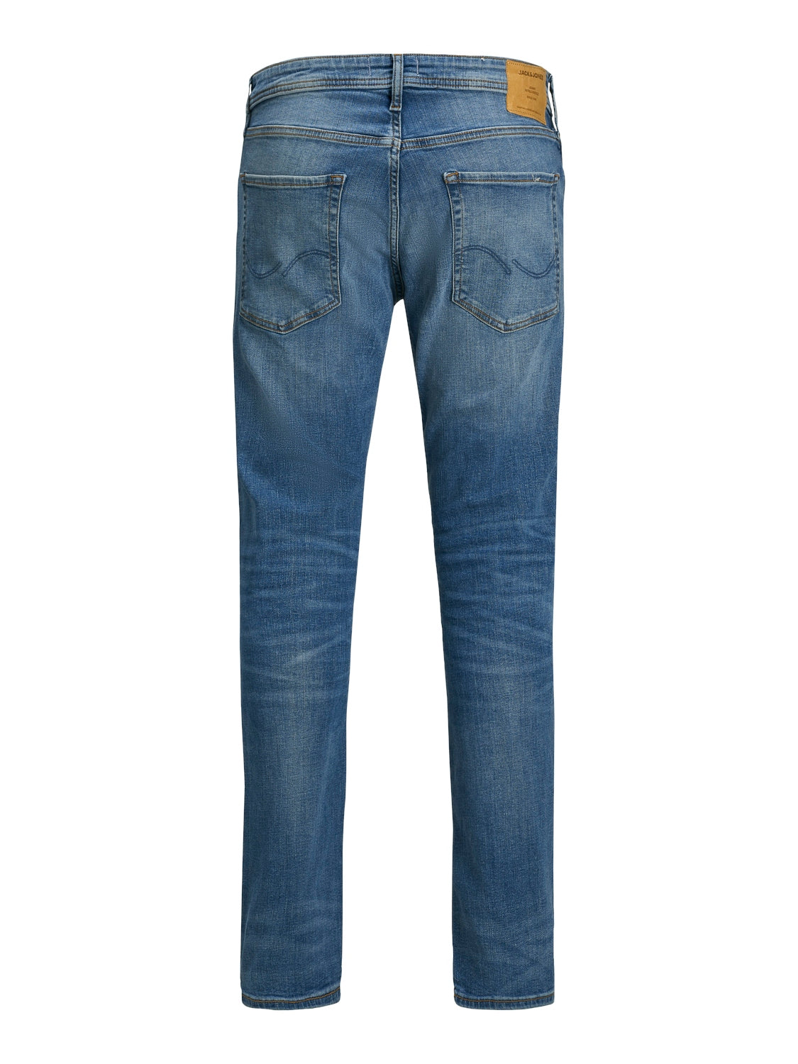 Bestseller Slim Straight Fit Jeans Herren Dunkelblau