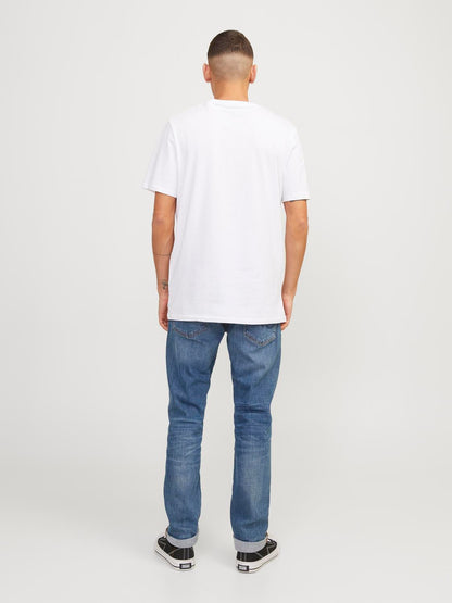 Bestseller Slim Straight Fit Jeans Herren Dunkelblau