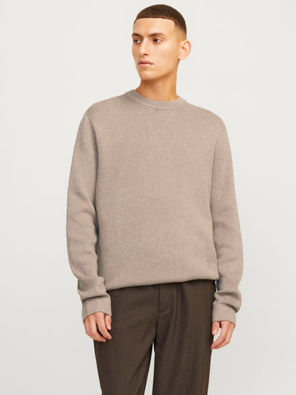 Bestseller Basic Strickpullover Herren Bequem Baumwolle
