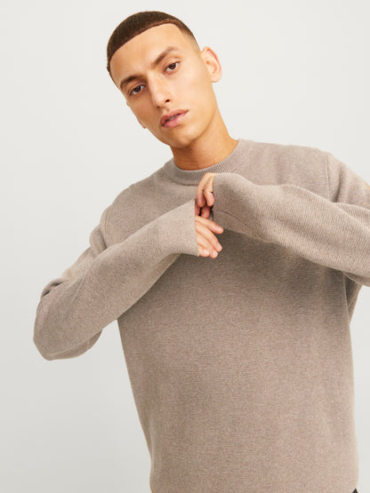 Bestseller Basic Strickpullover Herren Bequem Baumwolle