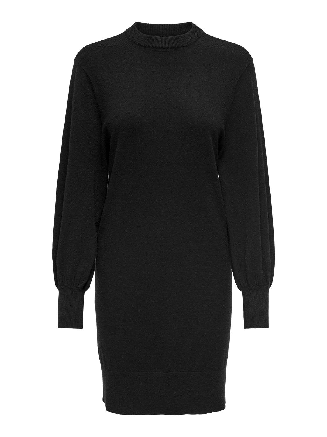 Bestseller Strickkleid Damen Schwarz