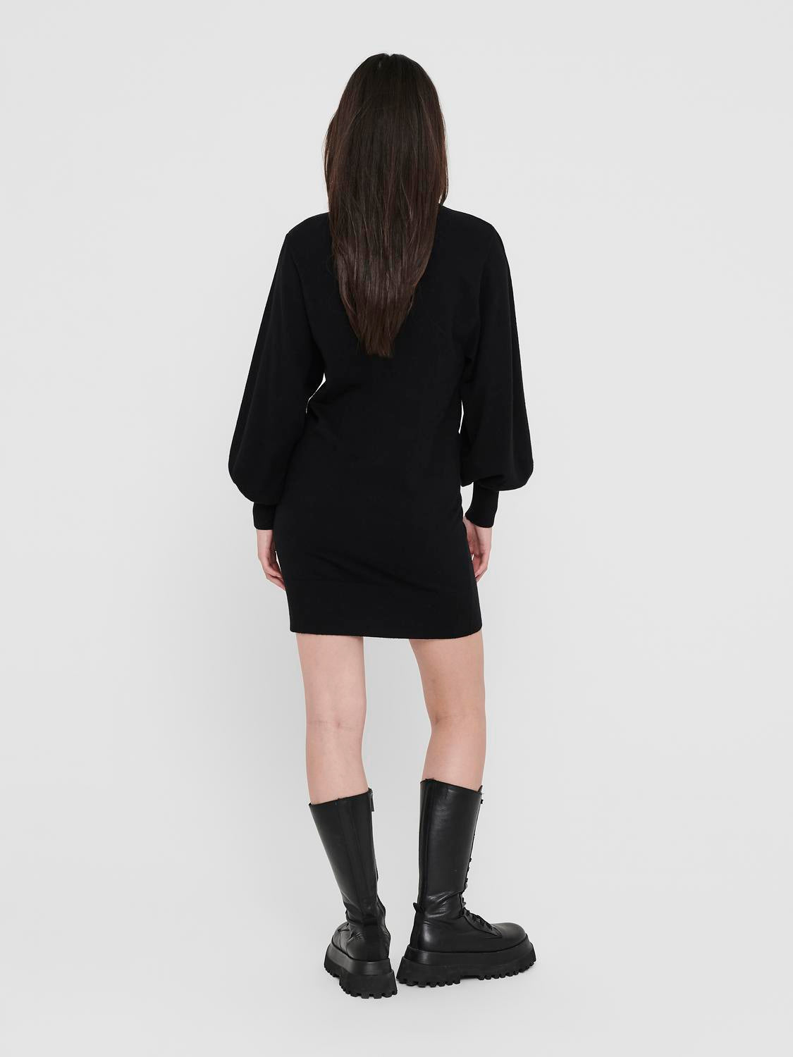 Bestseller Strickkleid Damen Schwarz