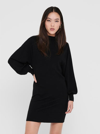 Bestseller Strickkleid Damen Schwarz