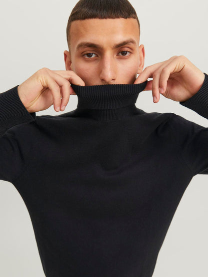 Bestseller Strickpullover für Erwachsene mit Rollkragen und Knit Fit