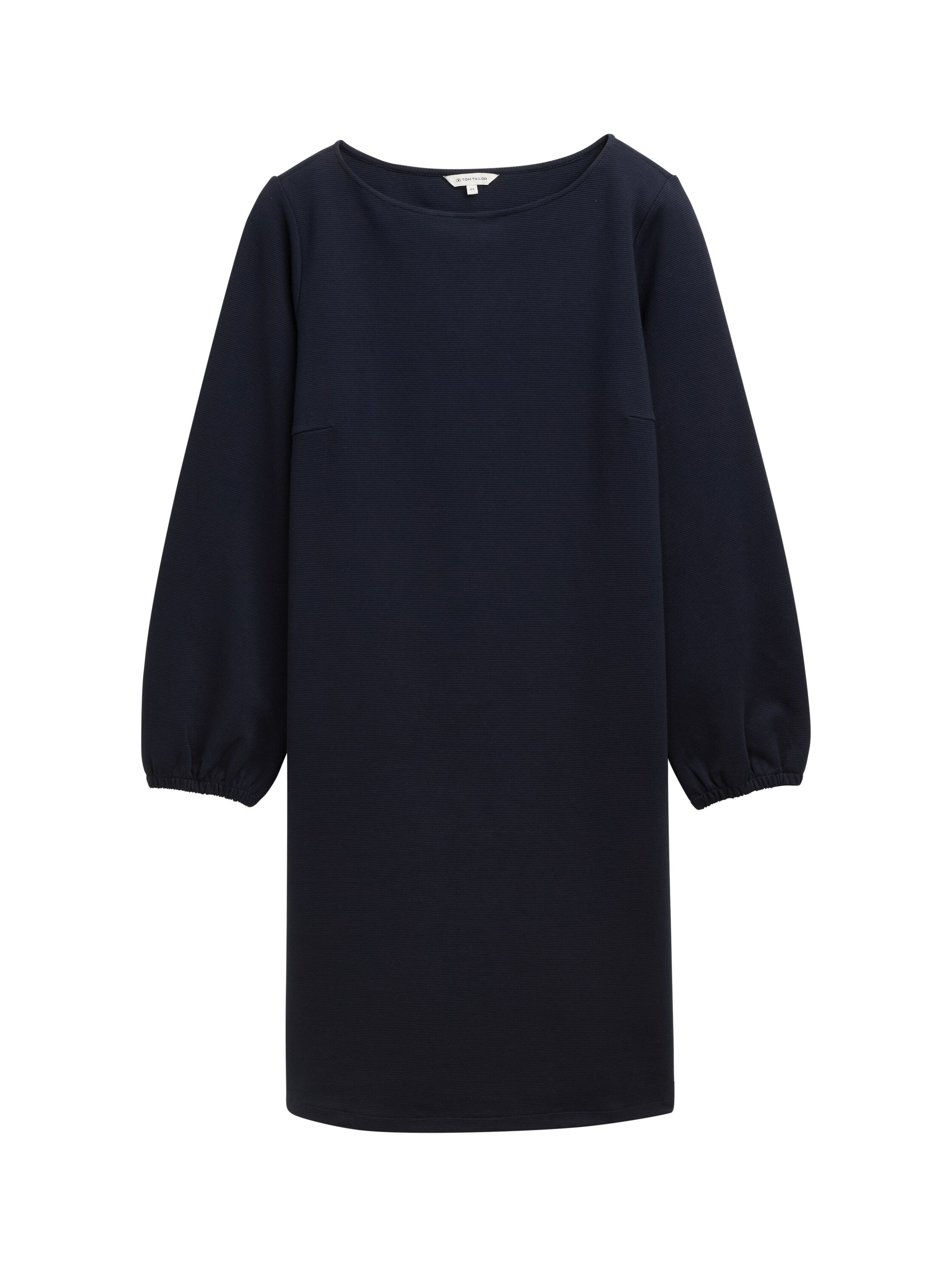 Tom Tailor Denim Knielanges Kleid Damen Ottoman Struktur