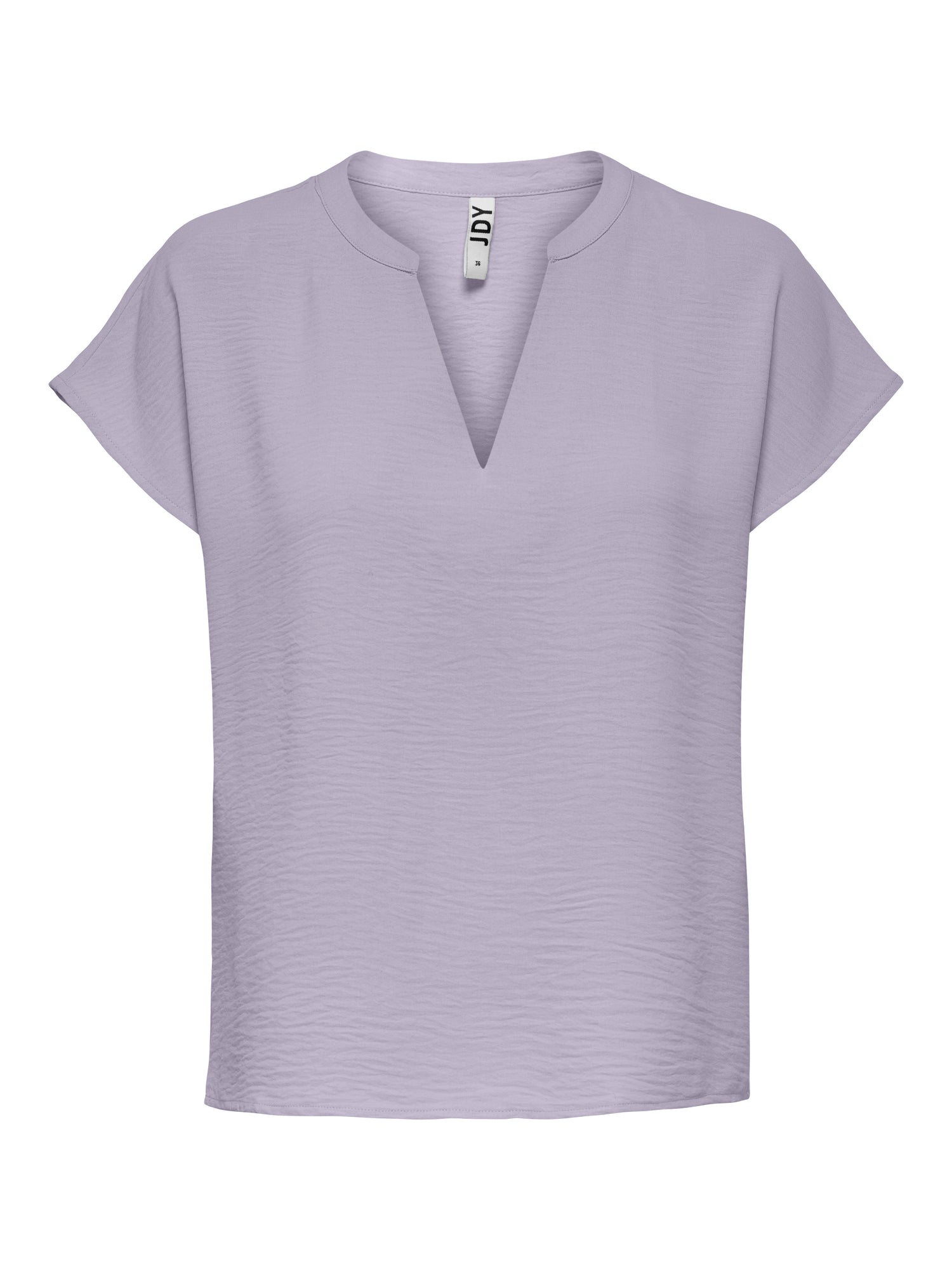 ONLY JdY JDY Damen Top V-Ausschnitt Kurzarm Voluminöser Armschnitt Mittelsohle Kork